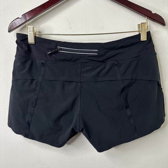 6 Lululemon Speed Up Short 2.5″ Black High-Rise Lined Active Shorts Athleisure - Picture 8 of 8